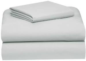 Full XL 100% Microfiber Double Brushed Sheet Set - Extra-Soft, Breathable & Wrinkle-Free - 15" Deep Pockets, 54" x 80" - Ideal for Extra Long Full Beds - 4PC Set (Full XL, Light Grey)