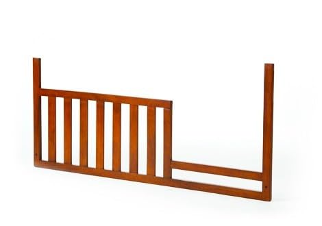 Toddler Bed Safety Guard Rail for Baby Cache Convertible Cribs - Solid Wood Rail for Convertible Crib to Toddler Bed Conversion - Safety Bed Rail for Children (Classic Chestnut)