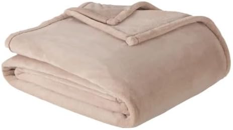 Berkshire Life LuxeLoft Blanket (Beige, King (U.S. Standard))