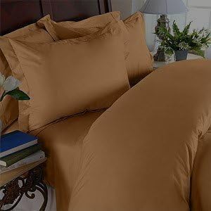 Elegant Comfort Wrinkle & Fade Resistant 1500 Premium Hotel Quality Microfiber Ultra Soft Luxurious 4-Piece Bed Sheet Set with Deep Pockets, Queen, Bronze
