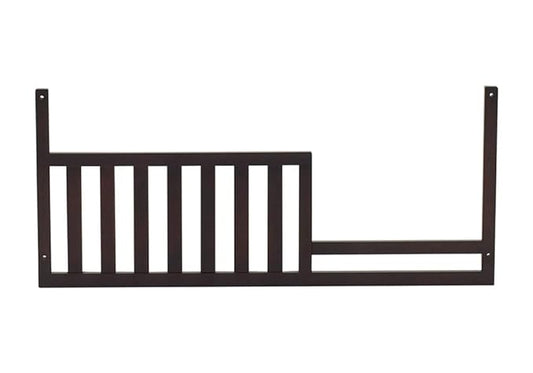 Toddler Bed Safety Guard Rail for Baby Cache Convertible Cribs - Solid Wood Rail for Convertible Crib to Toddler Bed Conversion - Safety Bed Rail for Children (Espresso)