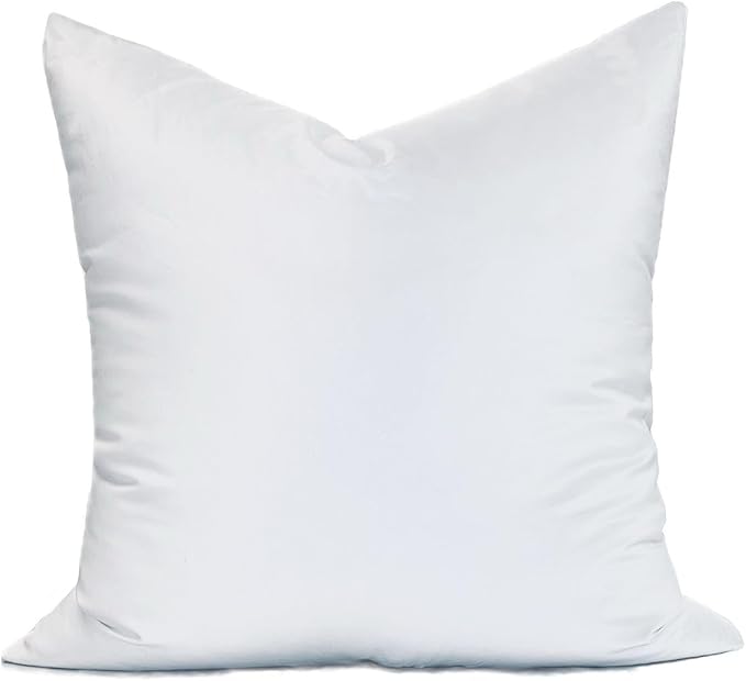 MoonRest® 15x15 Inch Synthetic Down Alternative Square Pillow Insert Form Stuffer for Sofa Shams, Decorative Throw Pillow, Cushion and Bed Pillow Stuffing - Hypoallergenic 15“X 15”