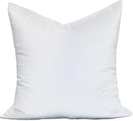 MoonRest® 12x12 Inch Synthetic Down Alternative Square Pillow Insert Form Stuffer for Sofa Shams, Decorative Throw Pillow, Fits 11x11 Pillow Cover - Hypoallergenic 12“X 12”