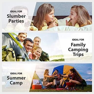 Bulk 10 Pack Envelope Sleeping Bags, 4 Seasons Warm or Cold Lightweight Indoor Outdoor Sleeping Bags for Adults, Backpacking, Camping