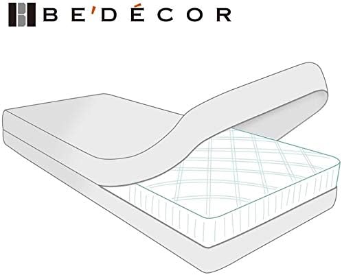 Bedecor Zippered King Mattress Protector Cover for 7"-9" Depth Mattress,Fully Encased Liquid Proof Urine Pee Protection Breathable Smooth Incontinence Pet Baby Potty Training