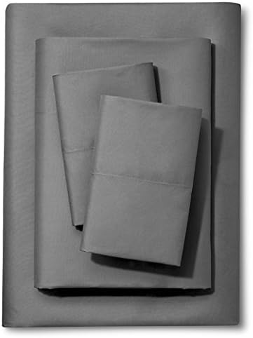 Full Size 4 Piece Sheet Set - Cool Breathable & Comfy Sheets - Hotel Luxury Bed Sheets for Women & Men - Deep Pockets, Easy-Fit, Extra Soft & Wrinkle Free Sheets - Gray Bed Sheet Set