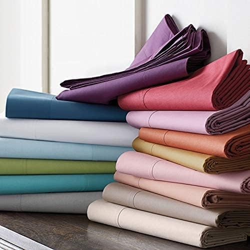Elegant Comfort 1500 Premium Quality Fitted Sheet Ultra Soft 18-24 Inch Extra Deep Pocket - Single Fitted Sheet for High Mattress - Wrinkle Free with Smart Storage Pockets, Queen, Hunter Green