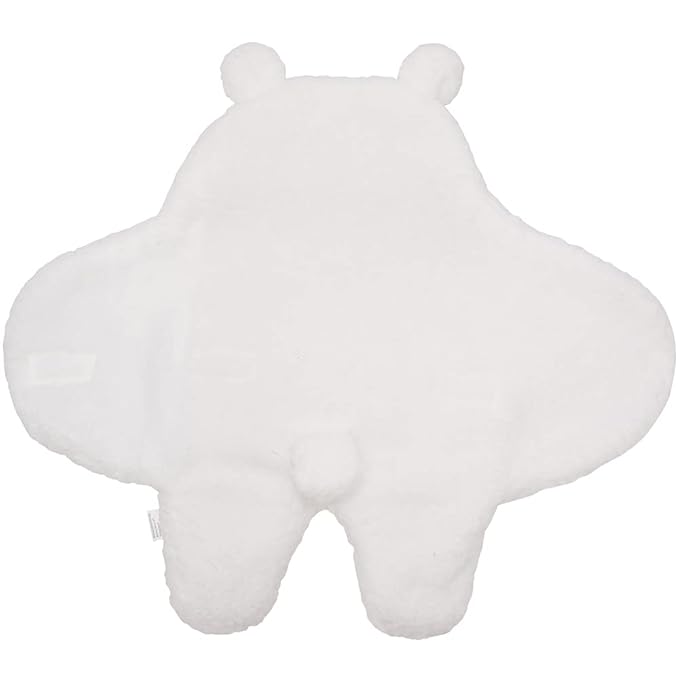 BlueSnail Newborn Receiving Blanket Baby Sleeping Wrap Swaddle(0-3M, 8-13lbs,Cream)
