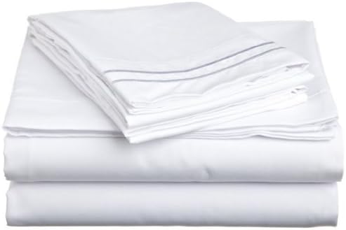 Elegant Comfort 1500 Premier Wrinkle & Fade Resistant Hotel Quality Ultra Soft Luxurious 4-Piece Bed Sheet Set with Deep Pockets, Twin/Twin XL White