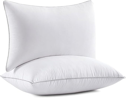 MIULEE 14x22 Pillow Inserts (Set of 2) -Decorative Throw Pillow with 100% Cotton Cover Rectangle for Sofa Couch