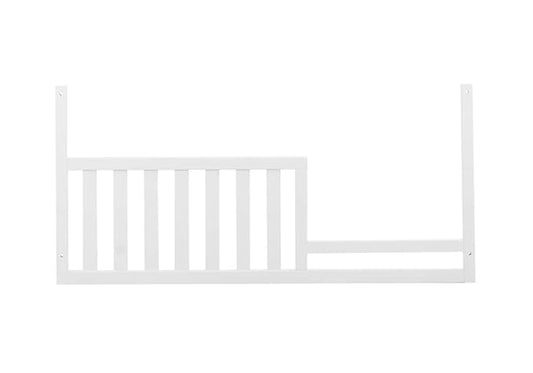 Toddler Bed Safety Guard Rail for Baby Cache Convertible Cribs - Solid Wood Rail for Convertible Crib to Toddler Bed Conversion - Safety Bed Rail for Children (White)