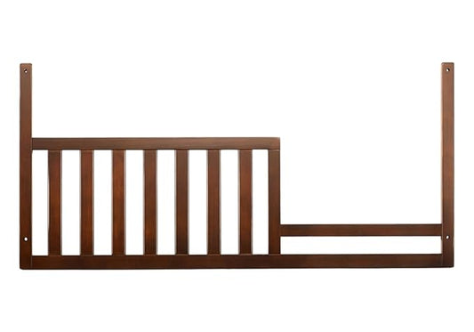 Toddler Bed Safety Guard Rail for Baby Cache Convertible Cribs - Solid Wood Rail for Convertible Crib to Toddler Bed Conversion - Safety Bed Rail for Children (Brown Sugar)