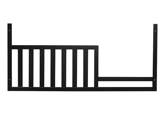 Toddler Bed Safety Guard Rail for Baby Cache Convertible Cribs - Solid Wood Rail for Convertible Crib to Toddler Bed Conversion - Safety Bed Rail for Children (Black)