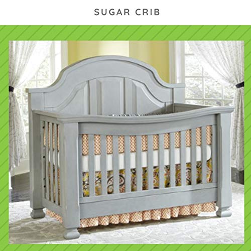 Full-Size Conversion Kit Bed Rails for Baby's Dream & Cocoon Convertible Cribs - Solid Wood Rail - Toddler and Adult Bed Rail for Full-Size Beds - Essential Nursery & Baby Furniture (Vintage Grey)