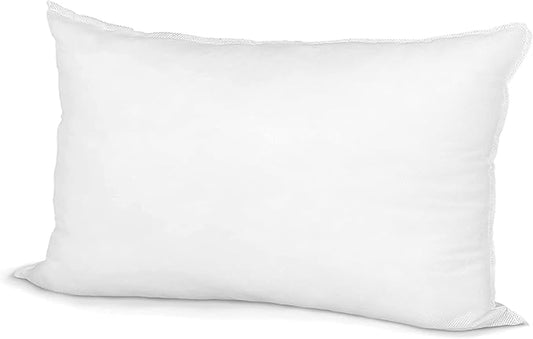Hometex Throw Pillow Insert Polyester Filled Standard Cover (Custom Size)