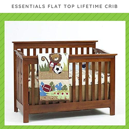 Toddler Bed Safety Guard Rail for Baby Cache Convertible Cribs - Solid Wood Rail for Convertible Crib to Toddler Bed Conversion - Safety Bed Rail for Children (Classic Chestnut)