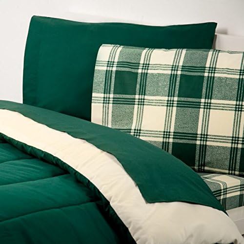 Full XL 100% Microfiber Double Brushed Sheet Set - Extra-Soft, Breathable & Wrinkle-Free - 15" Deep Pockets, 54" x 80" - Ideal for Extra Long Full Beds - 4PC Set (Full XL, Hunter Green)