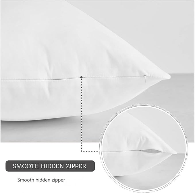 MoonRest® Synthetic Down Alternative 12x16 Lumbar Pillow Insert Form, for Decorative Throw Pillow, Sofa, Cushion and Bed Pillow - Pack of 2- Size 12“X 16”