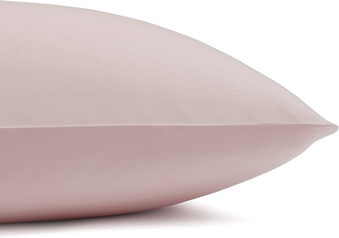 Amazon Basics Lightweight Super Soft,Comfortable Easy Care Microfiber 3-Piece Bed Sheet Set with 14-Inch Deep Pockets,Easy to Wash,Twin XL,Blush Pink,Solid,(Pack of 4)