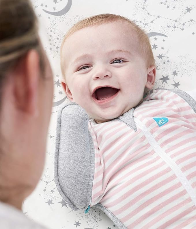 Love to Dream Swaddle Up Transition Swaddle, Patented Zip-Off Wings, Gently Help Baby Transition from Being Swaddled to Arms Free When Showing Signs of Rolling, 1.0 TOG, 13-19 lbs, Mint