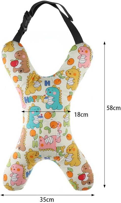 X-Shape Car Seat Pillow for Kids and Adults Universal Car Sleeping Head Support Aircraft Travel Pillows Travel Neck Rest Car Seat Pillow Neck Support Pillow for Carseat Long-Distance Sleeping