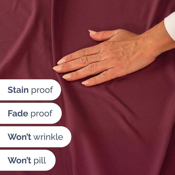 Full XL Size 4 Piece Sheet Set - Comfy Breathable & Cooling Bed Sheets Set - Hotel Luxury Bedding for Women, Men, Kids, Teens, Boys & Girls - Deep Pockets, Soft & Wrinkle Free - Oeko-Tex - Burgundy