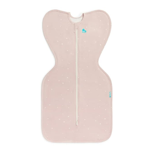 Love to Dream Swaddle UP, Baby Sleep Sack, Self-Soothing Swaddles for Newborns, Snug Fit Helps Calm Startle Reflex, New Born Essentials for Baby, 1.0 TOG, 13-19 lbs, Powder Pink Twinkle