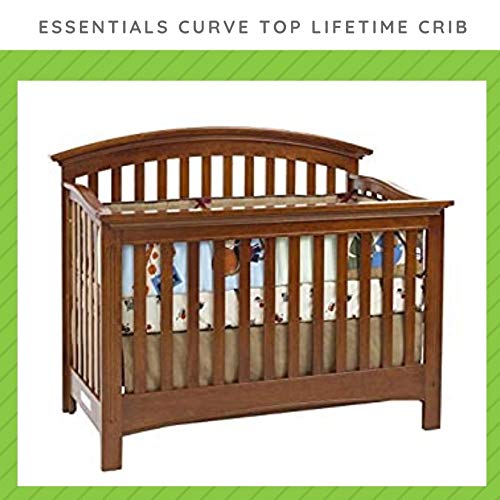 Toddler Bed Safety Guard Rail for Baby Cache Convertible Cribs - Solid Wood Rail for Convertible Crib to Toddler Bed Conversion - Safety Bed Rail for Children (Classic Chestnut)