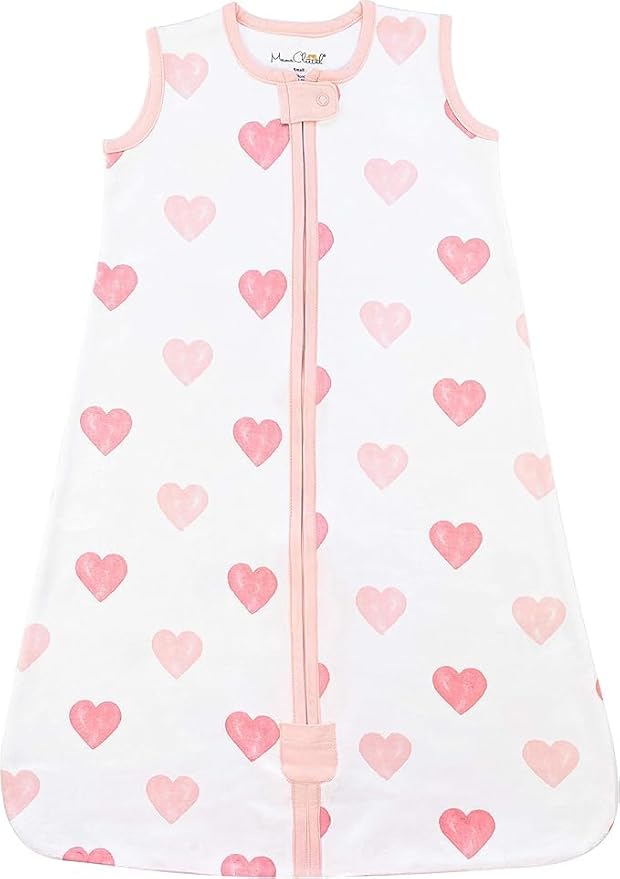 Mama Cheetah Baby Sleep Sack 2.5 TOG, Winter Baby Sleeping Bag with 2-Way Zipper, Organic Cotton Swaddle Transition Wearable Blanket for Boy Girl Infant Toddler, 6-12 Months