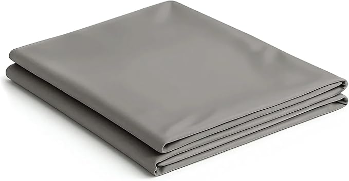 NEST and NOOKS 100% Cotton Flat Sheet | 400 Thread Count | Soft & Durable Dorm Bedding, Breathable All-Season Comfort, Twin XL Size for College Dorm Beds | Fits 39" x 80" x 13" Mattress | Beige Gray