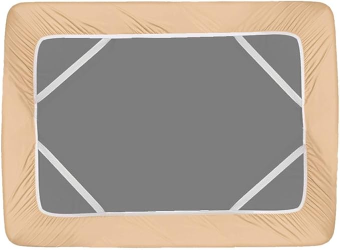 Clara Clark 1800 Series Bed Sheet Sets - Stay fit on Mattress with Elastic Straps at Corners - King, Navy Blue