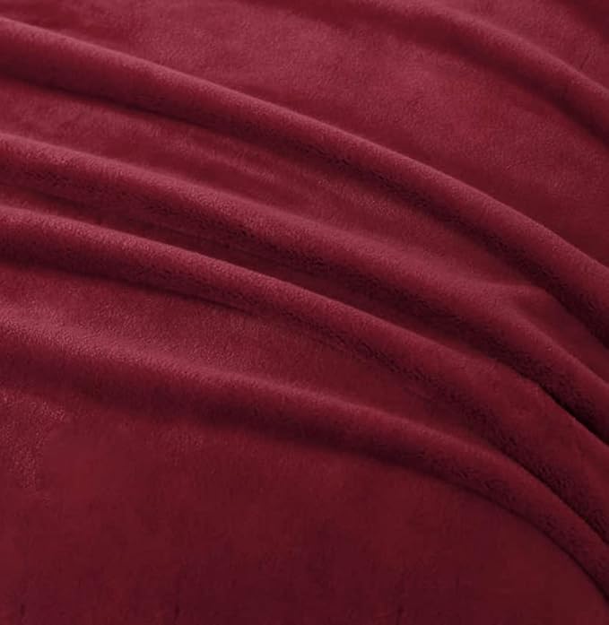 Berkshire Life LuxeLoft Blanket (Maroon Red, Twin (66in. x 92in.))