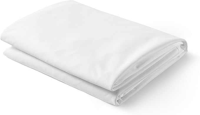 Amazon Basics Waterproof Mattress Protector, White, Full