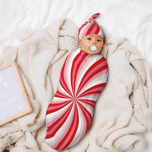 Candy Swaddle Blankets Newborn Receiving Blanket Baby Swaddle Wrap Soft Sleeping Sack for Baby Girls Boys