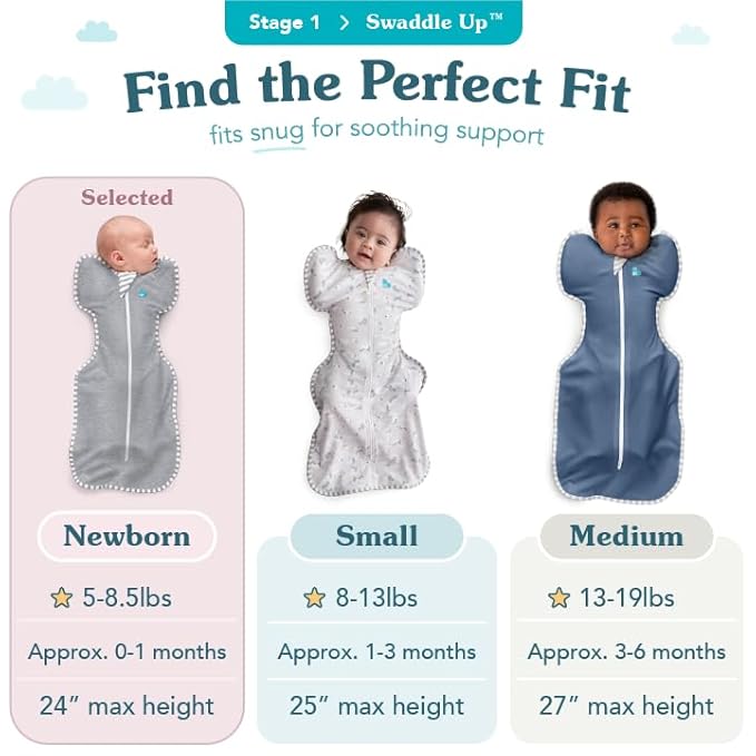 Love to Dream Swaddle UP Extra Warm 3.5 TOG, Dramatically Better Sleep, Allow Baby to Sleep in Preferred Arms Up Position for Self-Soothing, Snug Fit Calms Startle Reflex, Olive, Newborn, 5-8.5 lbs