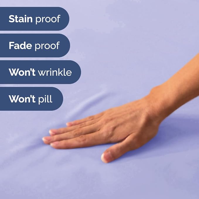 Short Queen RV Size 4 Piece Sheet Set - Comfy Breathable & Cooling Bed Sheets Set - Hotel Luxury Bedding for Women, Men, Kids, Teens, Boys & Girls - Deep Pockets & Wrinkle Free - Oeko-Tex - Lavender