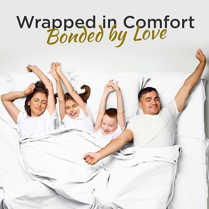 Full White 100% Microfiber Double Brushed Sheet Set - Extra-Soft & Wrinkle-Free - 15" Deep Pockets, 54" x 80" - 4 PC Set (Full, White)