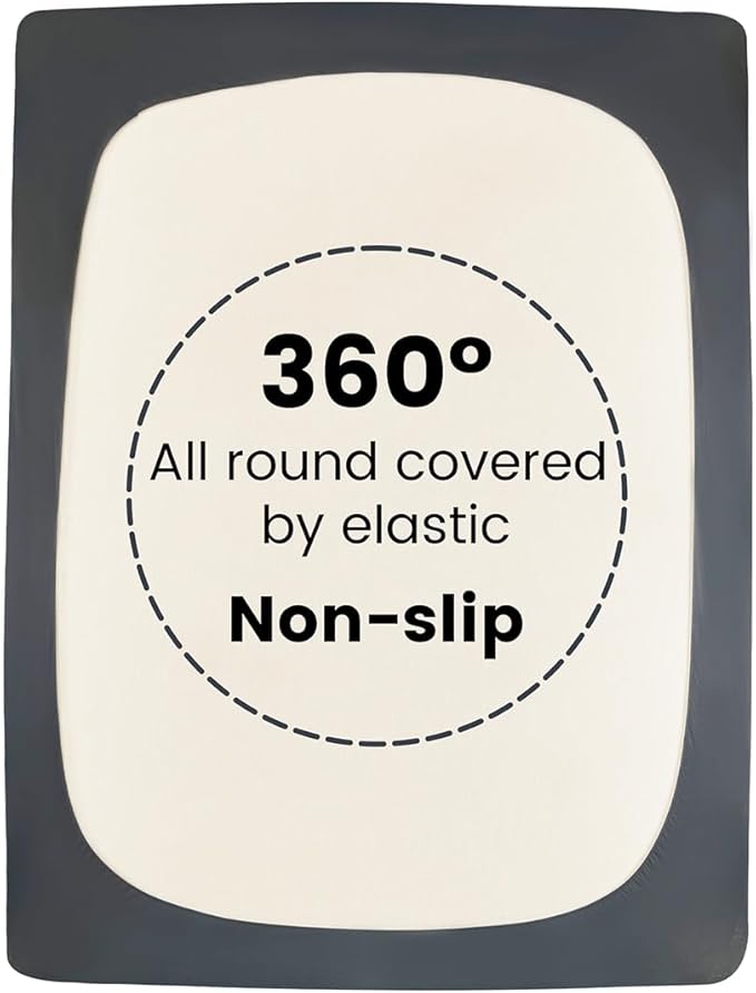 SLEEP ZONE Full Size Mattress Pad, Cooling Mattress Topper, Quilted Fitted Mattress Cover, Machine Washable Mattress Protector, Soft Fluffy Down Alternative, Deep Pocket 8~21 inch (Black, Full)
