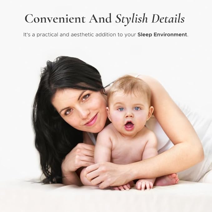 Sleep & Beyond 100% Organic Cotton All Seasons Mattress Encasement - Soft Breathable Waterproof Mattress Protector Comes with Zipper GOTS and Oeko-TEX Certified - Ivory - Split Cal King up to 14 inch