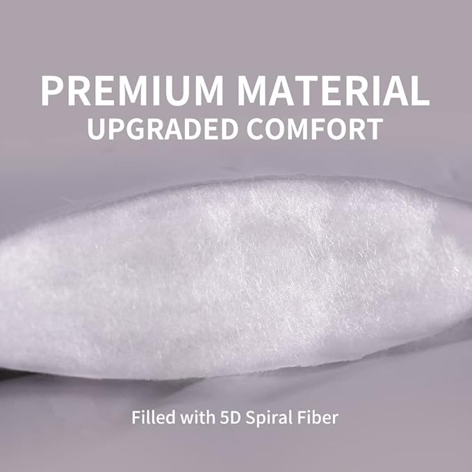 SLEEP ZONE Queen Size Mattress Pad, Cooling Mattress Topper, Quilted Fitted Mattress Cover, Machine Washable Mattress Protector, Soft Fluffy Down Alternative, Deep Pocket 8~21 inch (Grey, Queen)
