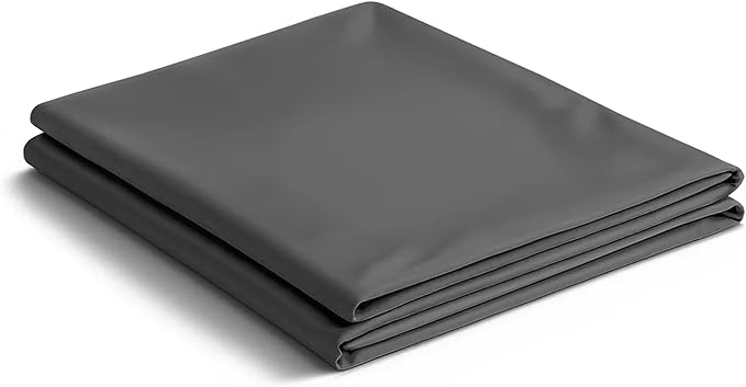 NEST and NOOKS 100% Cotton Flat Sheet | 400 Thread Count | Soft & Durable Dorm Bedding, Breathable All-Season Comfort, Twin XL Size for College Dorm Beds | Fits 39" x 80" x 13" Mattress | Charcoal