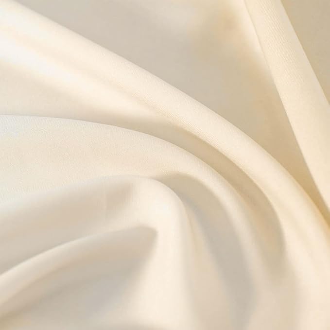 NAPEARL Ombre Window Scarf Valance, Romantic Gradient Voile Scarf Valance for Ceremony Backdrop, Wedding Arch, Kids Bedroom, Decorative Swag Curtain 144 Inches, Beige