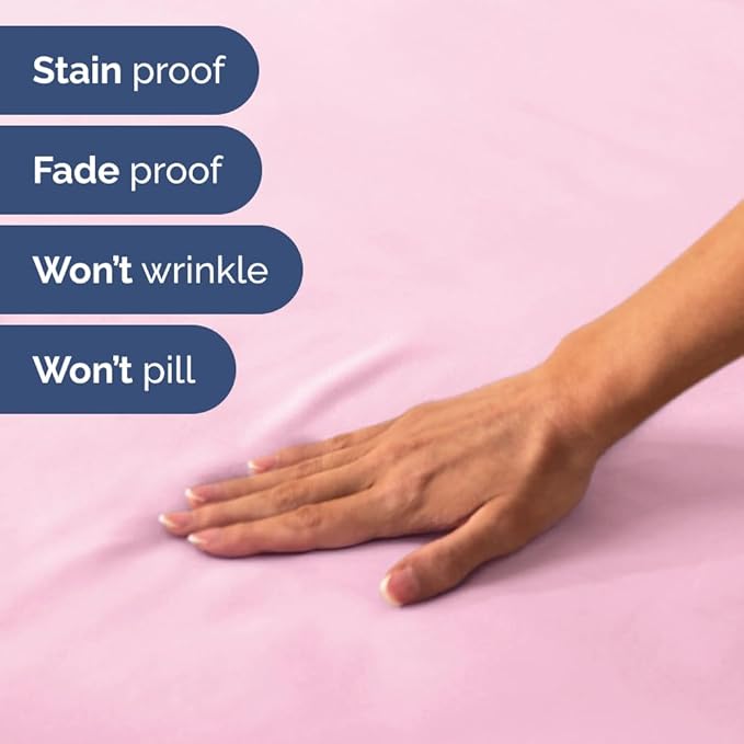 Short Queen RV Size 4 Piece Sheet Set - Comfy Breathable & Cooling Bed Sheets Set - Hotel Luxury Bedding for Women, Men, Kids, Teens, Boys & Girls - Deep Pockets & Ultra-Soft - Oeko-Tex - Light Pink