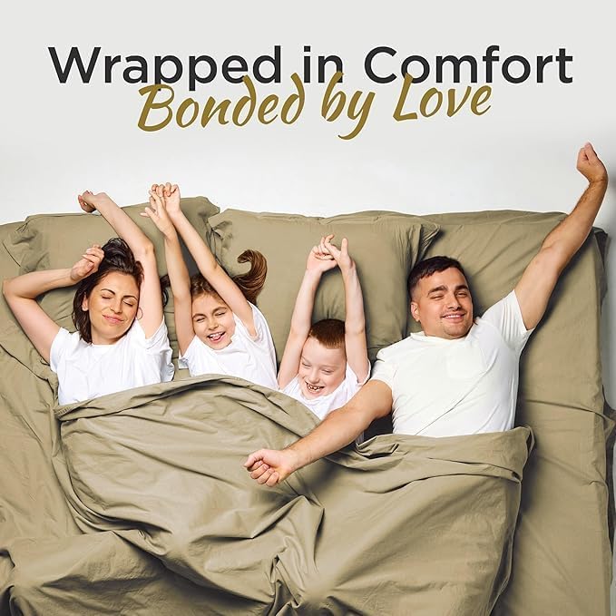 Twin Sheet Set - 1800 Ultra-Soft Microfiber Twin Bed Sheets - Double Brushed - Deep Pockets - Easy Fit – Wrinkle Free - Soft & Comfy 3 Piece Set - Bedding Sheets & Pillowcases (Taupe)