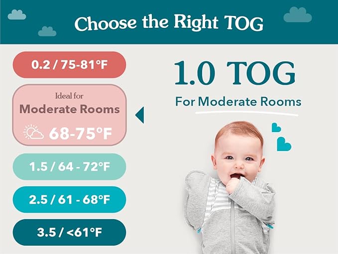 Love to Dream Swaddle UP, Baby Sleep Sack, Self-Soothing Swaddles for Newborns, Get Longer Sleep, Snug Fit Helps Calm Startle Reflex, Newborn Essentials for Baby, 1.0 TOG, 13-19 lbs, Stardust Gray