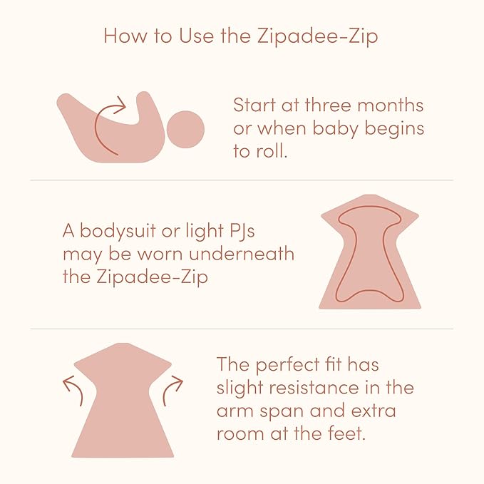 SleepingBaby Zipadee-Zip Transition Swaddle - Cozy Fleece Wearable Blanket with Two-Way Zipper for Baby Sleep - Fleece Basil, Small (4-8 Month)