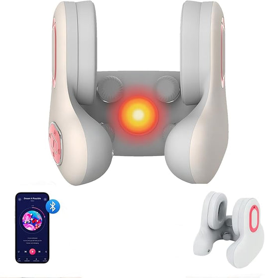 Neck Pillow for Travel U-Shape with Bluetooth Headset Airplane Pillow for Head Support Traveling Music Pillow for Home During Flight