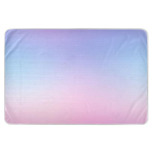 Waterproof Bed Pad Reusable Changing Pad Toddler Mattress Protector Large Pee Pad Baby Diaper Pad Soft Washable Liner Pink Purple Gradient