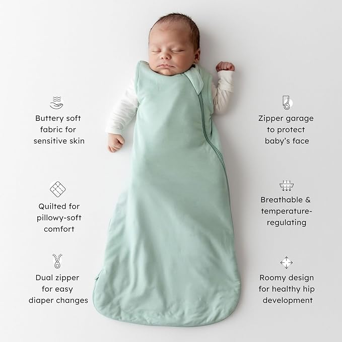 KYTE BABY Unisex Rayon Made From Bamboo Sleeping Bag for Babies and Toddlers, 1.0 Tog