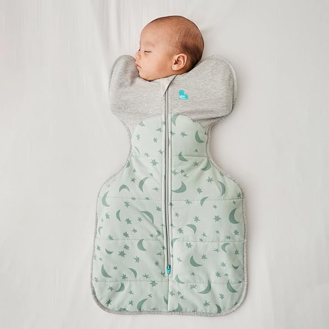 Love to Dream Swaddle UP Extra Warm 3.5 TOG, Olive, Medium, 13-19 lbs, Dramatically Better Sleep, Allow Baby to Sleep in Preferred Arms Up Position for Self-Soothing, Snug Fit Calms Startle Reflex